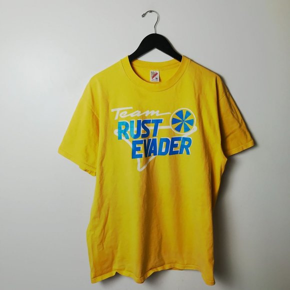 Vintage Team Rust Evader T Shirt Classic Graphic Tee Short Sleeve 100% Cotton - Picture 7 of 10